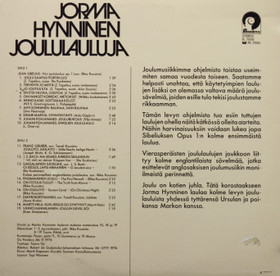 Jorma Hynninen: Joululauluja LP (Käyt)