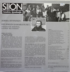 Jorma Hynninen : Siion - suomalaisia kansankoraaleja LP (Käyt)