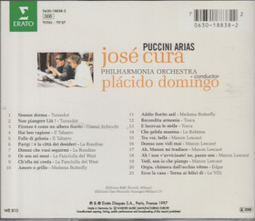 José Cura / Conductor Plácido Domingo: Puccini Arias CD (Käyt)