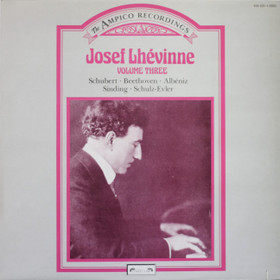 Josef Lhevinne: The Ampico Recordings Volume Three LP (Käyt)