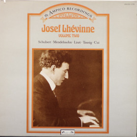 Josef Lhevinne: Volume Two LP (Käyt)