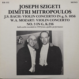 Joseph Szigeti: The Art of Joseph Szigeti LP (Käyt)