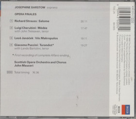Josephine Barstow / John Mauceri: Opera Finales CD (Käyt)