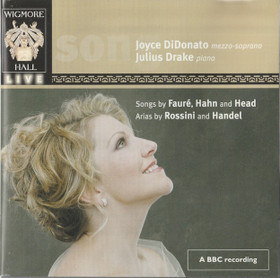 Joyce DiDonato / Julius Drake: Songs by Fauré, Hahn and Head CD (Käyt)