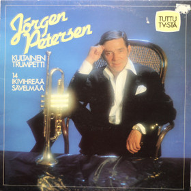 Jörgen Petersen: Kultainen trumpetti - 14 ikivihreää sävelmää LP (Käyt)