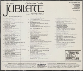 Jubilate / Astrid Riska: Jul med Jubilate - Christmas Carols 2CD Käyt