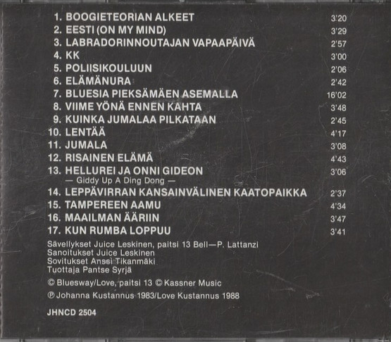Juice Leskinen Grand Slam: Boogieteorian alkeet CD (Käyt)