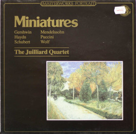 Juilliard Quartet: Miniatures LP (Käyt)