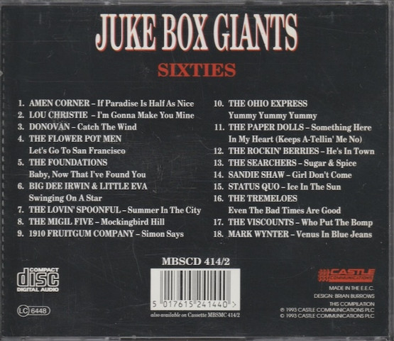 V/A: Juke Box Giants - The Sixties CD (Käyt)