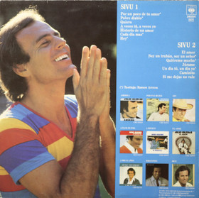 Julio Iglesias: 14 Suosituinta sävelmää LP (Käyt)