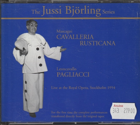 Mascagni / Leoncavallo /Björling: Cavalleria Rusticana / Pagliacci 2CD