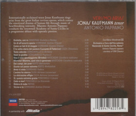 Jonas Kaufmann / Antonio Pappano: Verismo Arias CD (Käyt)