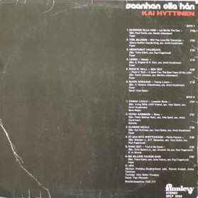 Kai Hyttinen: Saanhan olla hän LP (Käyt)