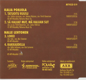 Kaija Pohjola / Nalle Lehtonen: Tatuoitu ruusu CDs (Käyt)