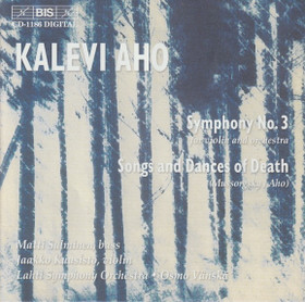 Kalevi Aho /Vänskä: Symphony No. 3 / Songs & Dances Of Death CD (Käyt)