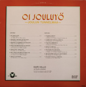 Kari Hillo ja Studio-orkesteri: Oi jouluyö -joulun tunnelmaa LP (Käyt)