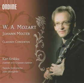 Mozart / Molter / Kriikku / Storgårds: Clarinet Concertos CD (Käyt)