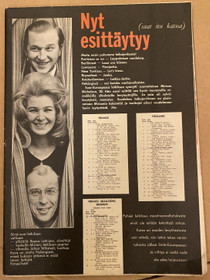 Juliste: Kari Kuuva - Suosikki 4/65. K3 (Käyt)