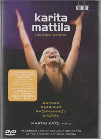 Karita Mattila: Helsinki Recital 2xDVD (Käyt)