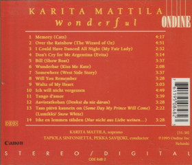 Karita Mattila: Wonderful CD (Käyt)