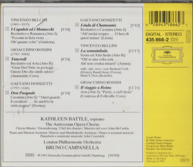 Kathleen Battle / Bruno Campanella: Bel Canto CD (Käyt)