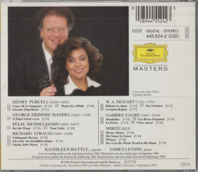Kathleen Battle / James Levine: Kathleen Battle In Concert CD (Käyt)