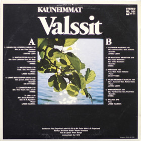 V/A: Kauneimmat valssit LP (Käyt)
