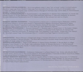 V/A: Kauneinta klassista viihdettä 4CD (Käyt)