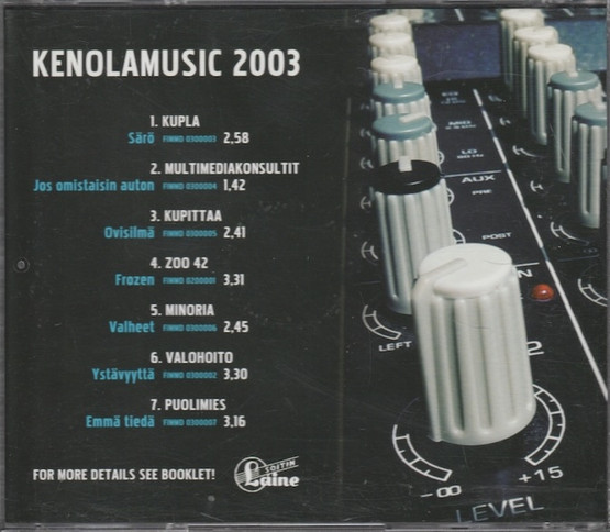 V/A: Kenolamusic 2003. CDr (Käyt)