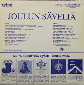 Kim Borg / Sulo Saarits: Joulun säveliä LP (Käyt)