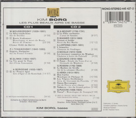 Kim Borg: Les Plus Beaux Airs De Basse - Great Bass Arias 2CD (Käyt)