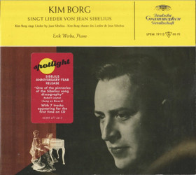 Kim Borg / Erik Werba: Kim Borg Singt Lieder Von Jean Sibelius CD Käyt
