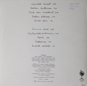 Kim Lönnholm: Minä olen muistanut LP (Käyt)