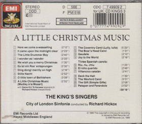 King's Singers /  Kiri Te Kanawa / Hickox: A Little Christmas Music CD