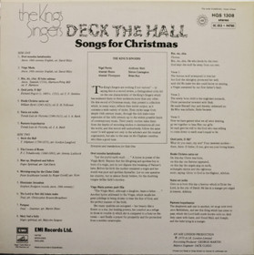 King's Singers: Deck the Hall - Songs for Christmas LP (Käyt)
