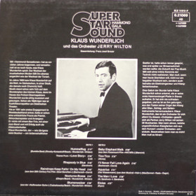 Klaus Wunderlich: Super Star Sound Hammond Gala LP (Käyt)