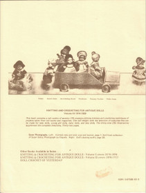Knitting and Crocheting for Antique Dolls Vol. III 1914-1928. K3 Käyt