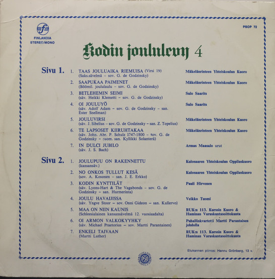 V/A: Kodin joululevy 4. LP (Käyt)