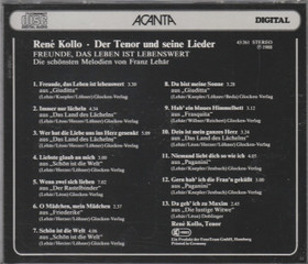René Kollo: Freunde, das Leben ist lebenswert CD (Käyt)