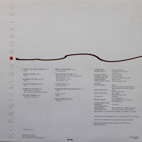 Korkkijalka: Korkleg LP (Käyt)