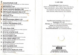 Korsuorkesteri: Muistelo MC (Käyt)