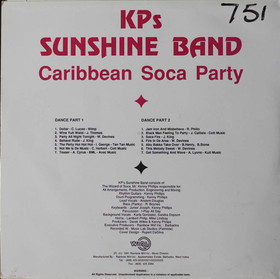 KP's Sunshine Band: Caribbean Soca Party LP (Käyt)