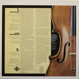 Kuhmon Kamarimusiikki 1989: César Franck /Dmitri Sostakovich LP (Käyt)