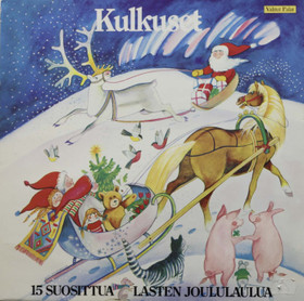 V/A: Kulkuset - 15 suosittua lasten joululaulua LP (Käyt)