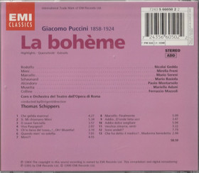 Puccini / Freni / Schippers: La bohème CD (Käyt)