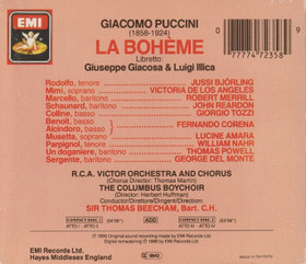 Puccini / Sir Thomas Beecham: La Bohème 2CD Box (Käyt)