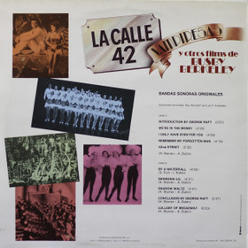 Busby Berkeley: La Calle 42, Vampiresas y Otros Films LP (Käyt)