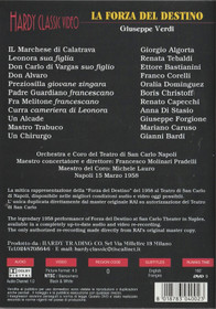 Verdi / Tebaldi /Bastianini /Pradelli: La Forza Del Destino DVD (Käyt)