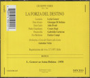 Verdi / Gencer / Di Stefano / Protti / Votto: La Forza del destino 3CD