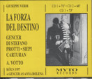Verdi / Gencer / Di Stefano / Protti / Votto: La Forza del destino 3CD